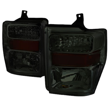 Overtime 2008-2010 Ford Superduty Headlights - Smoke OV1187839